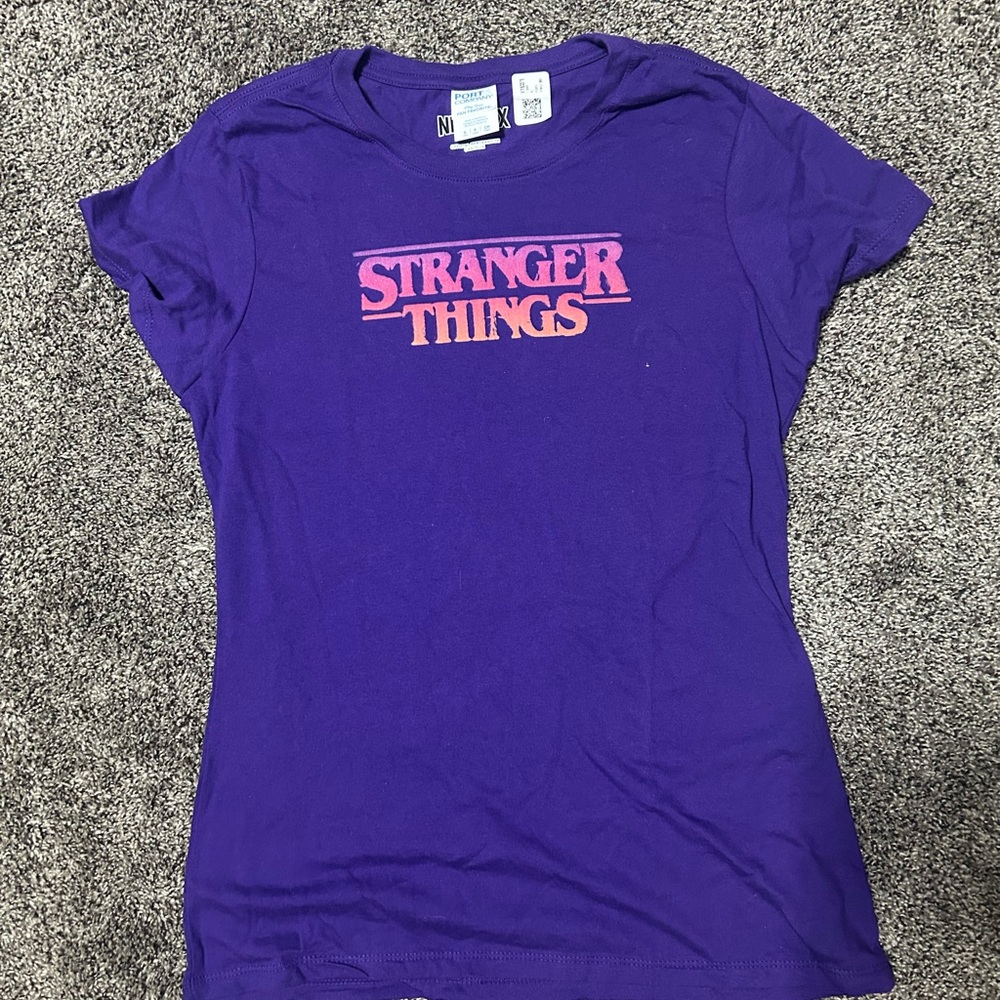Purple “Stranger Things” T-Shirt